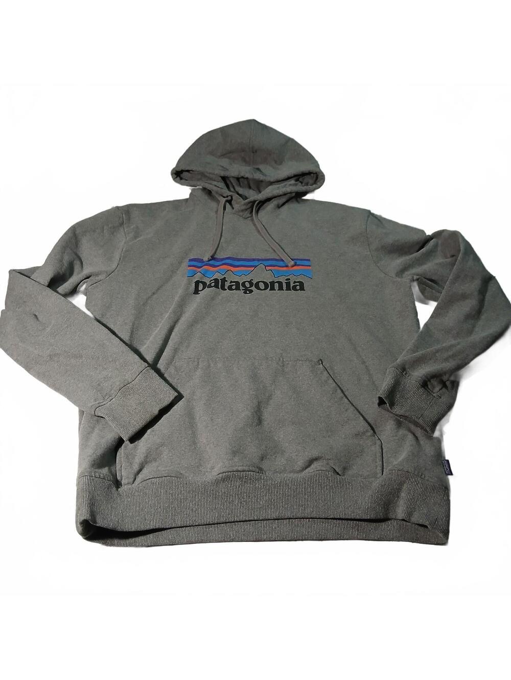 Patagonia Gray Hooded Sweatshirt L
